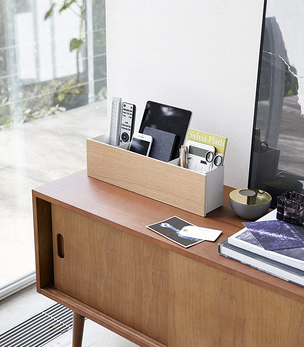 Desk Organizer - Large - Steel + Wood